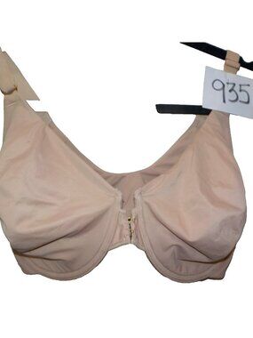 Curvation Underwire Rosy Beige Front Hook Bra Size 40DD (40E)